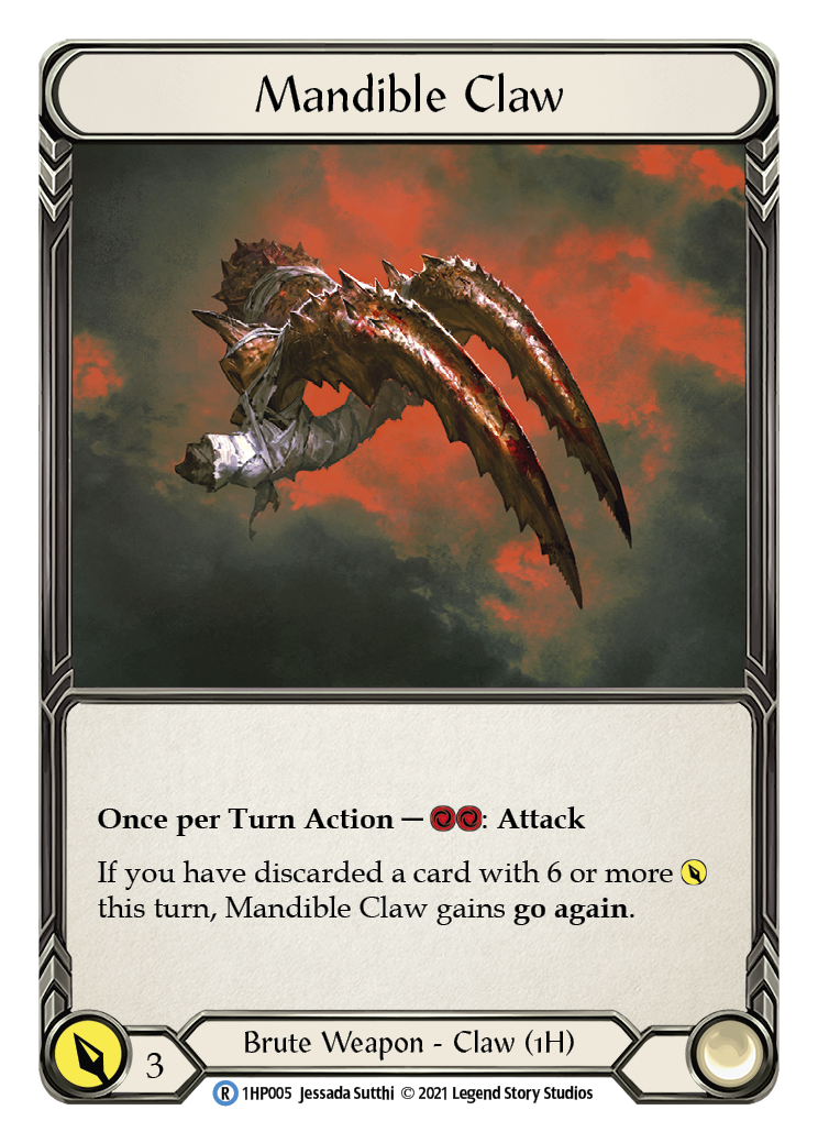 Mandible Claw (Right) [1HP005] (History Pack 1) | Boutique FDB TCG