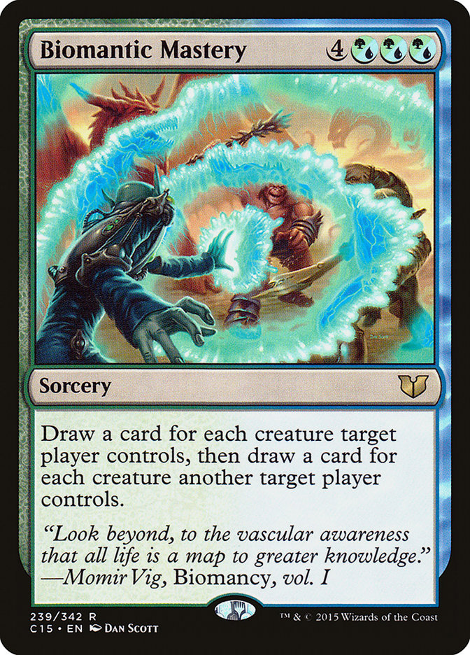 Biomantic Mastery [Commander 2015] | Boutique FDB TCG