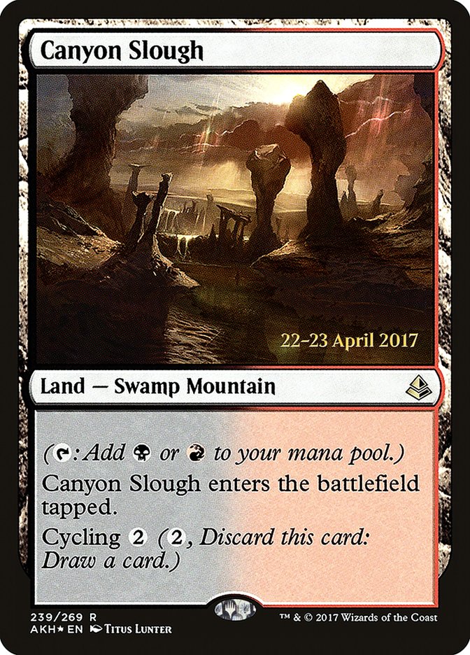 Canyon Slough [Amonkhet Prerelease Promos] | Boutique FDB TCG