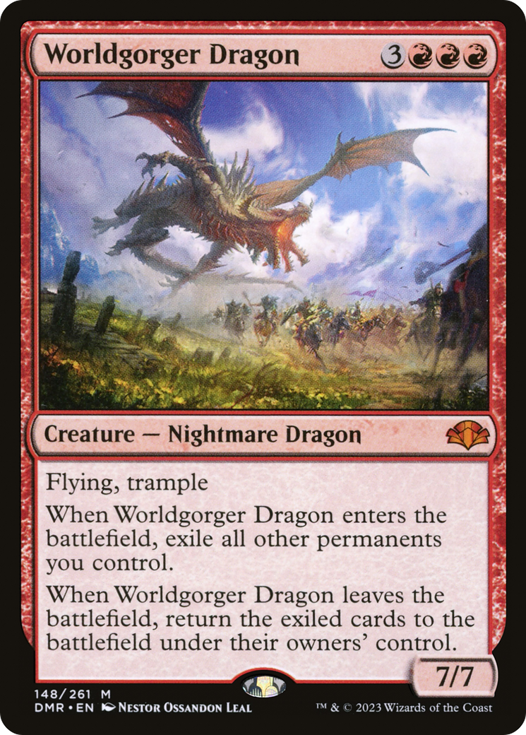 Worldgorger Dragon [Dominaria Remastered] | Boutique FDB TCG