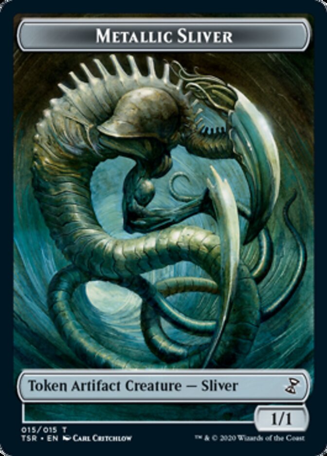 Metallic Sliver Token [Time Spiral Remastered Tokens] | Boutique FDB TCG