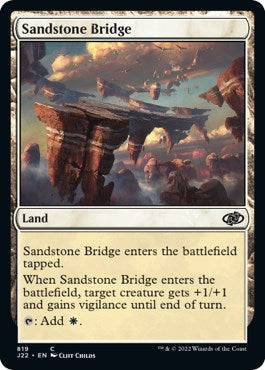 Sandstone Bridge [Jumpstart 2022] | Boutique FDB TCG