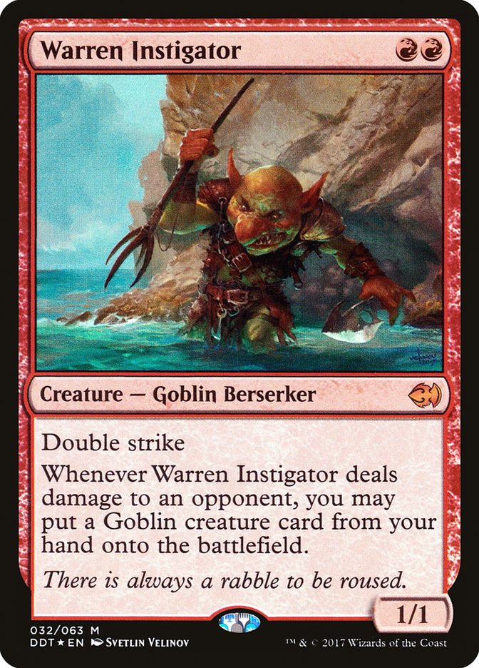 Warren Instigator [Duel Decks: Merfolk vs. Goblins] | Boutique FDB TCG