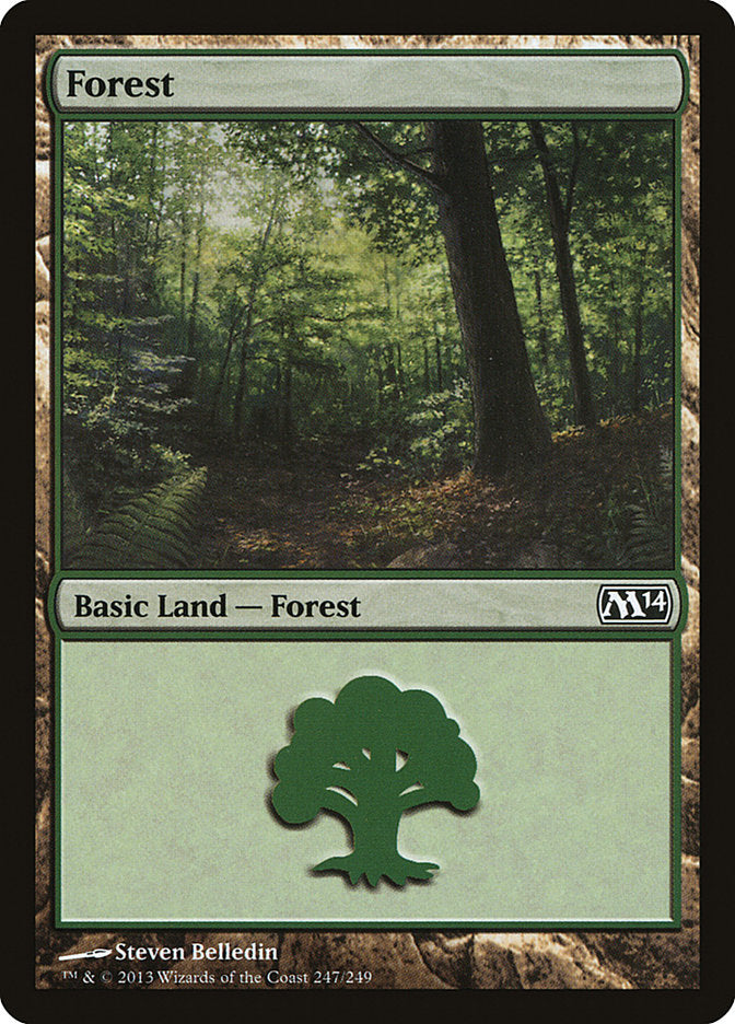 Forest (247) [Magic 2014] | Boutique FDB TCG