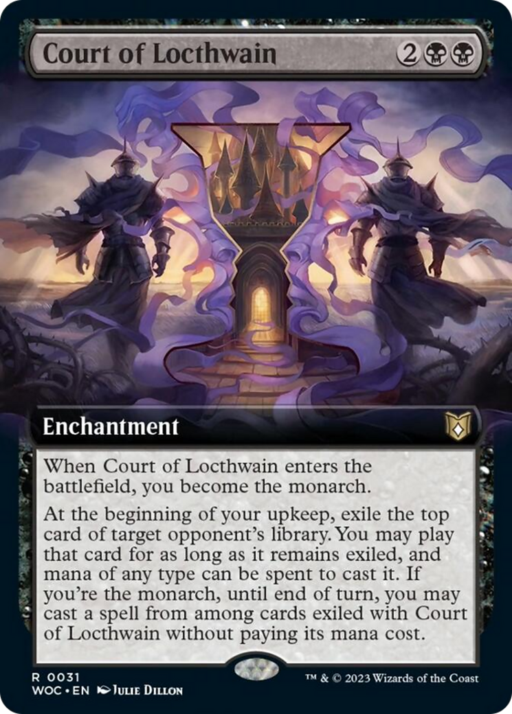 Court of Locthwain (Extended Art) [Wilds of Eldraine Commander] | Boutique FDB TCG