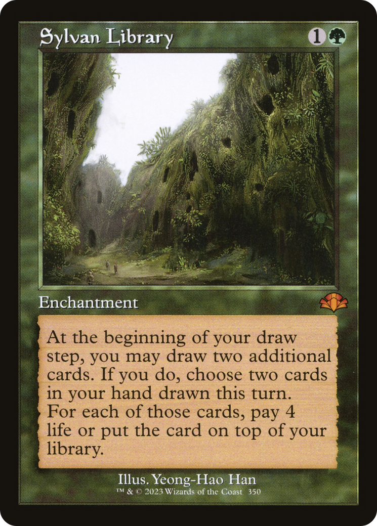 Sylvan Library (Retro) [Dominaria Remastered] | Boutique FDB TCG