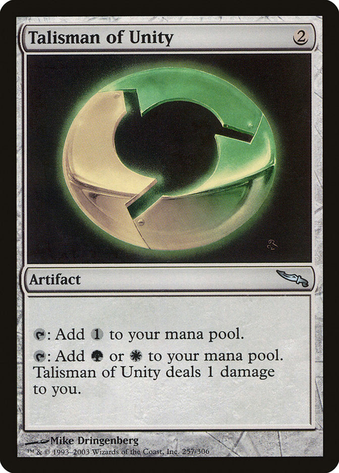 Talisman of Unity [Mirrodin] | Boutique FDB TCG