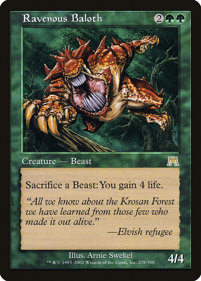 Ravenous Baloth [Onslaught] | Boutique FDB TCG