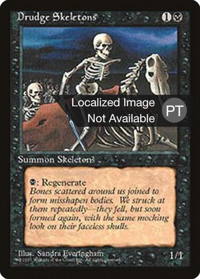 Drudge Skeletons [Fourth Edition (Foreign Black Border)] | Boutique FDB TCG