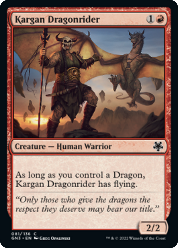 Kargan Dragonrider [Game Night: Free-for-All] | Boutique FDB TCG