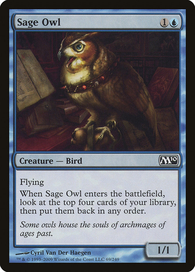 Sage Owl [Magic 2010] | Boutique FDB TCG