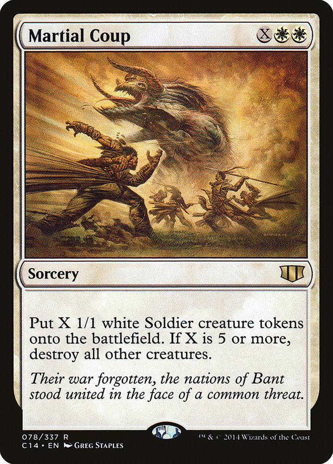 Martial Coup [Commander 2014] | Boutique FDB TCG