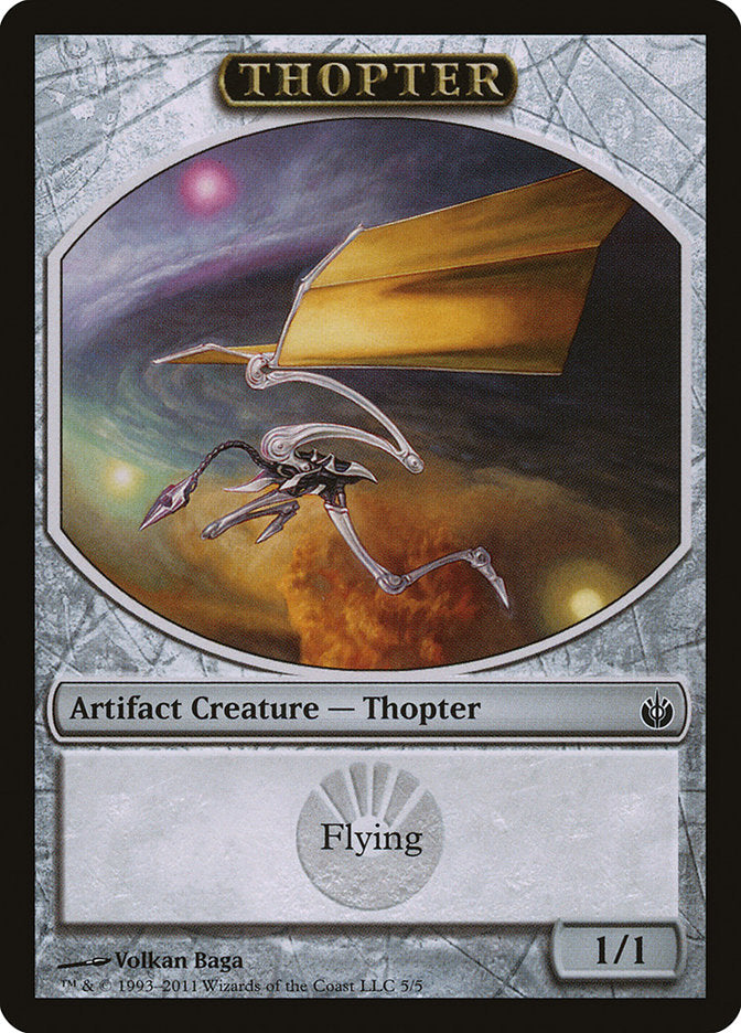 Thopter Token [Mirrodin Besieged Tokens] | Boutique FDB TCG