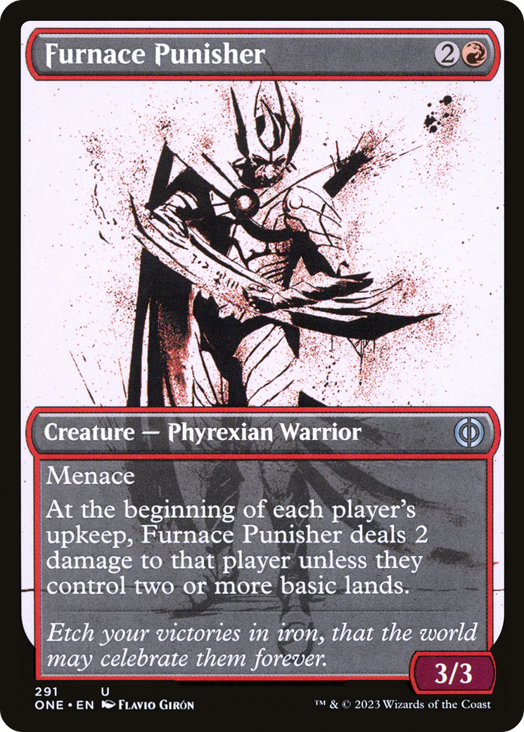 Furnace Punisher (Showcase Ichor) [Phyrexia: All Will Be One] | Boutique FDB TCG