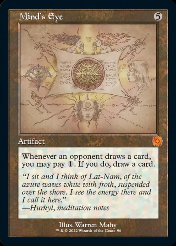 Mind's Eye (Retro Schematic) [The Brothers' War Retro Artifacts] | Boutique FDB TCG