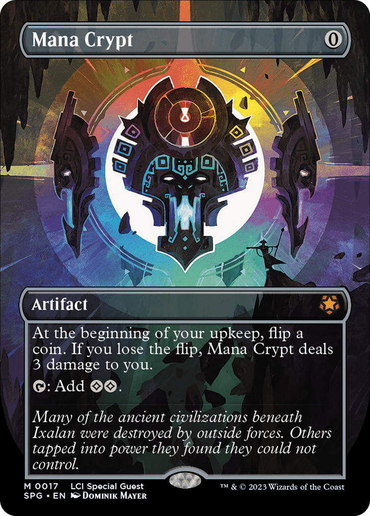 Mana Crypt (Borderless) [The Lost Caverns of Ixalan Special Guests] | Boutique FDB TCG