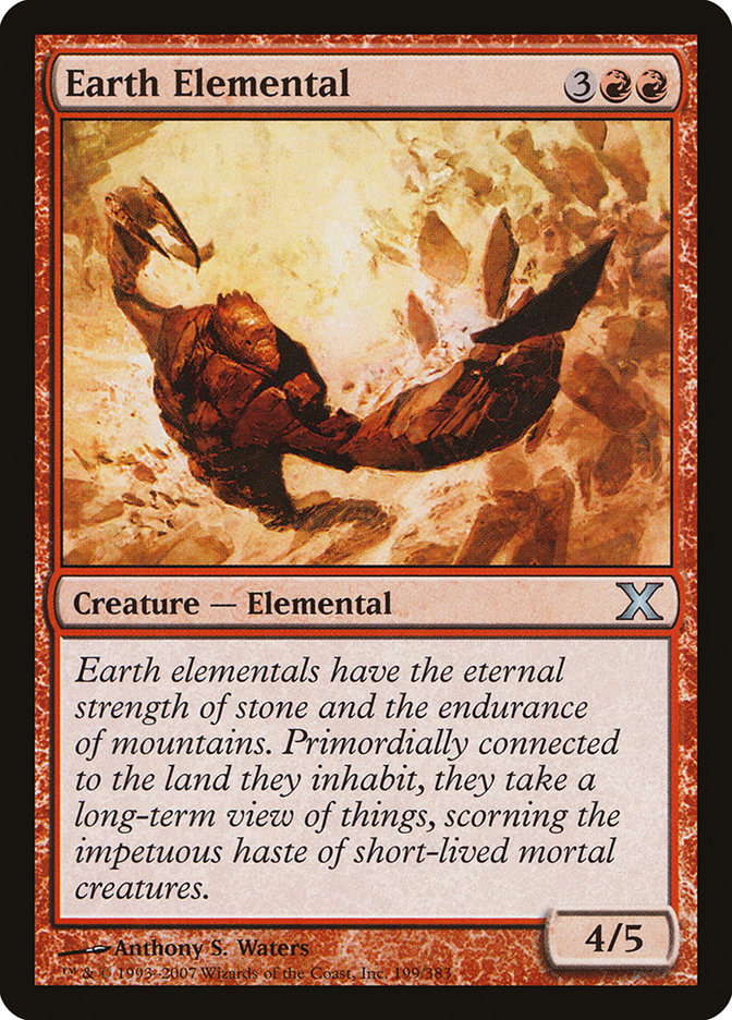 Earth Elemental [Tenth Edition] | Boutique FDB TCG
