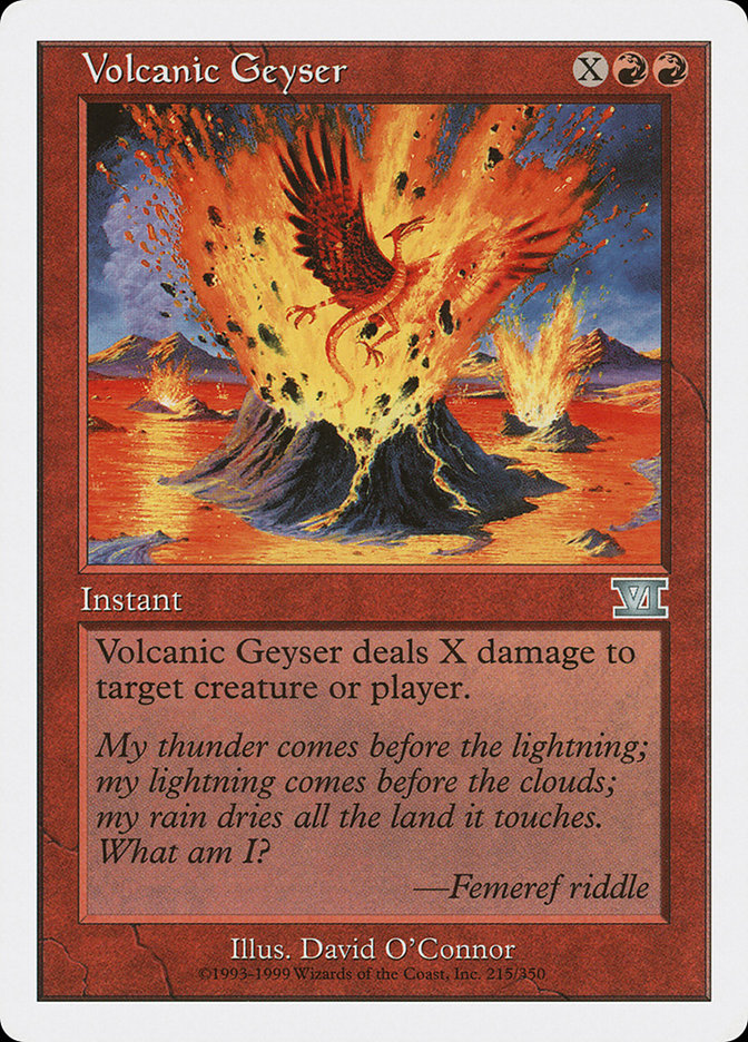 Volcanic Geyser [Classic Sixth Edition] | Boutique FDB TCG