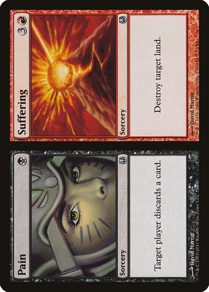 Pain // Suffering [Duel Decks: Ajani vs. Nicol Bolas] | Boutique FDB TCG