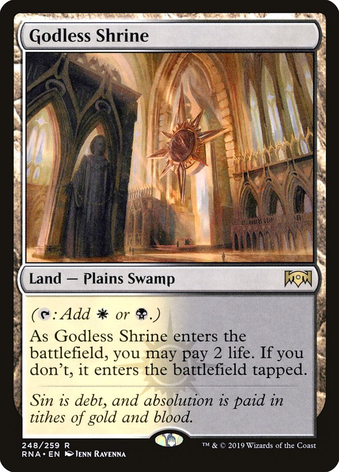 Godless Shrine [Ravnica Allegiance] | Boutique FDB TCG