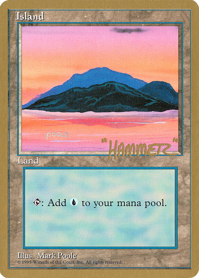 Island (shr369) (Shawn "Hammer" Regnier) [Pro Tour Collector Set] | Boutique FDB TCG