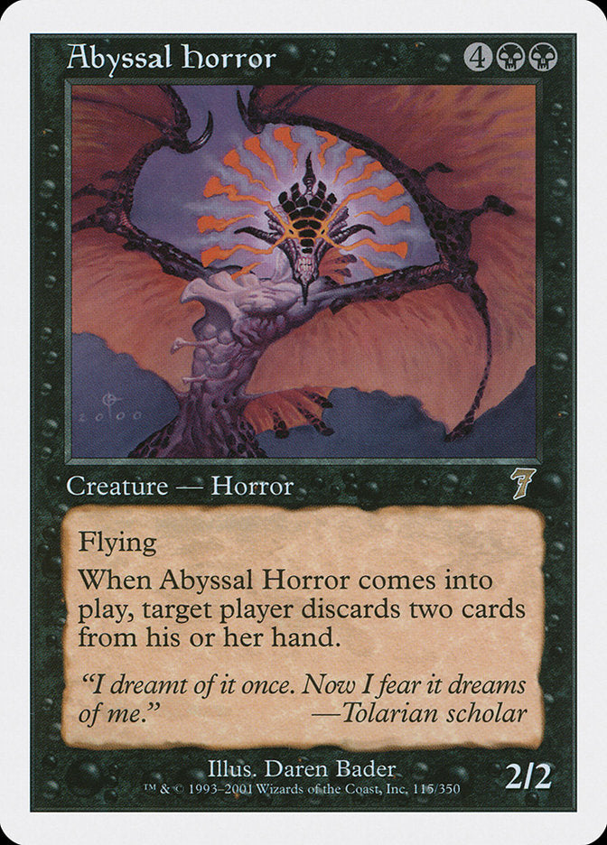 Abyssal Horror [Seventh Edition] | Boutique FDB TCG