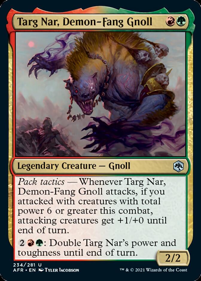 Targ Nar, Demon-Fang Gnoll [Dungeons & Dragons: Adventures in the Forgotten Realms] | Boutique FDB TCG