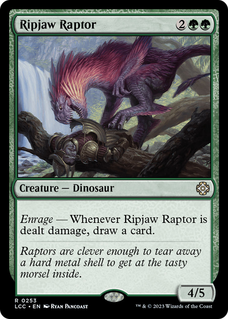 Ripjaw Raptor [The Lost Caverns of Ixalan Commander] | Boutique FDB TCG