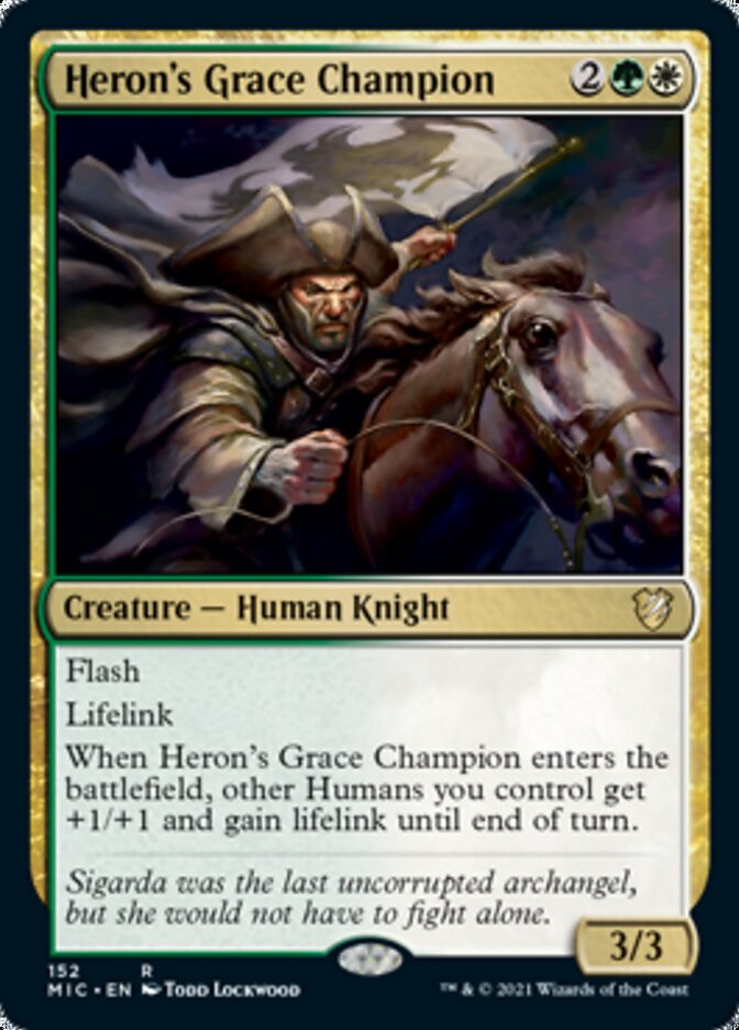 Heron's Grace Champion [Innistrad: Midnight Hunt Commander] | Boutique FDB TCG