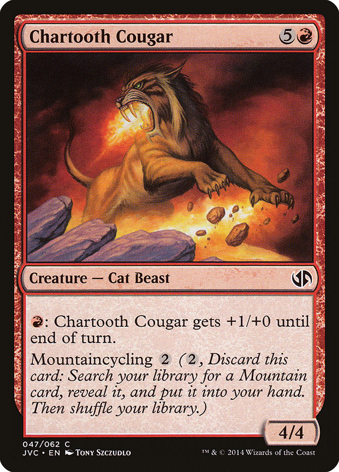 Chartooth Cougar [Duel Decks Anthology] | Boutique FDB TCG