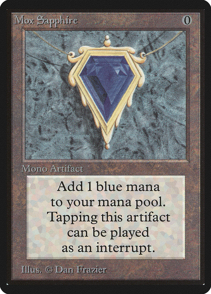 Mox Sapphire [Beta Edition] | Boutique FDB TCG