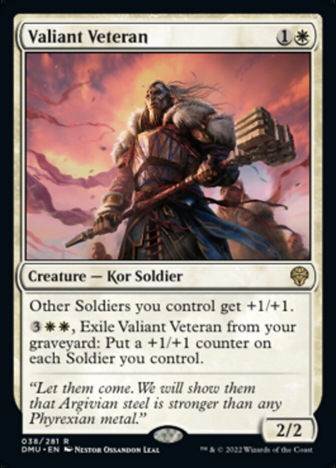 Valiant Veteran [Dominaria United] | Boutique FDB TCG