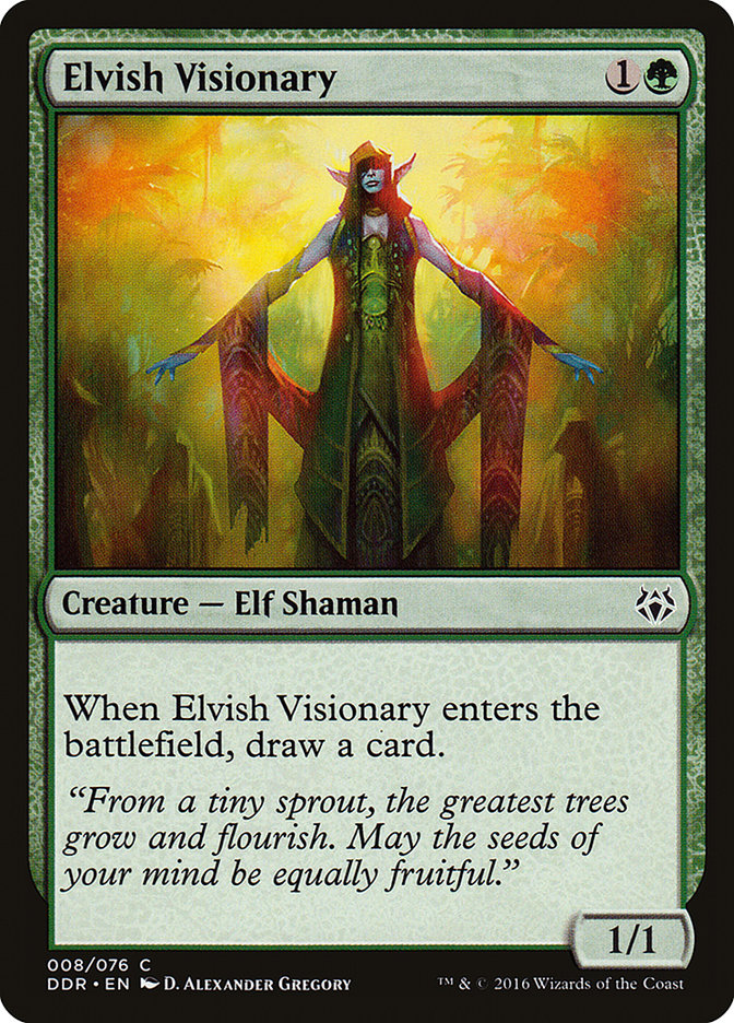 Elvish Visionary [Duel Decks: Nissa vs. Ob Nixilis] | Boutique FDB TCG