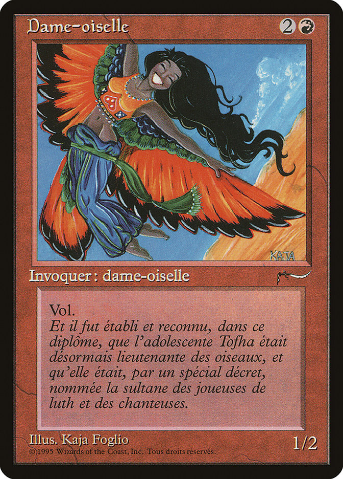 Bird Maiden (French) - "Dame-oiselle" [Renaissance] | Boutique FDB TCG