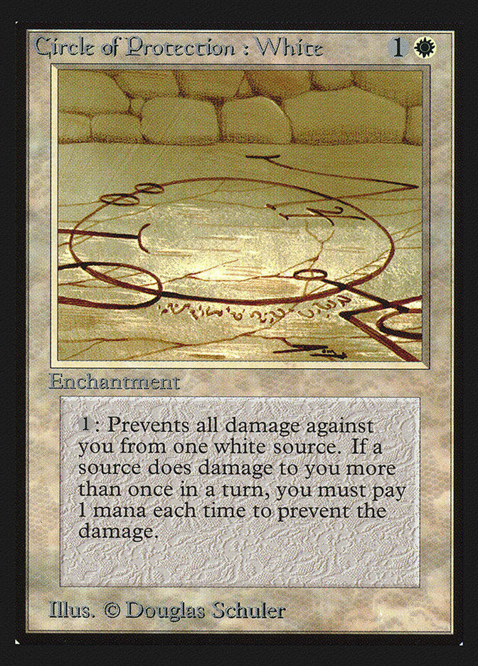 Circle of Protection: White [Collectors' Edition] | Boutique FDB TCG