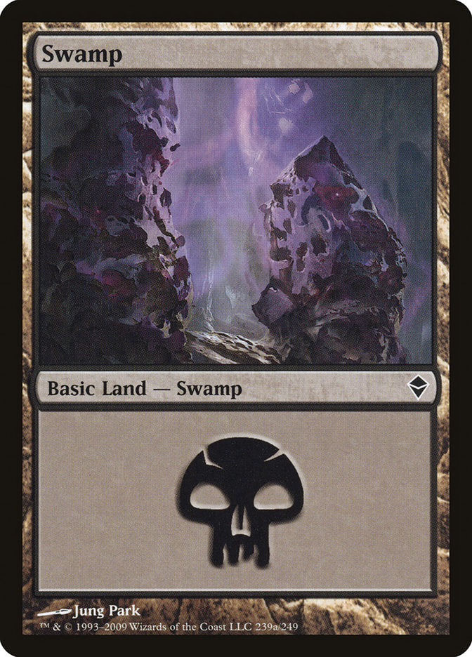 Swamp (239a) [Zendikar] | Boutique FDB TCG