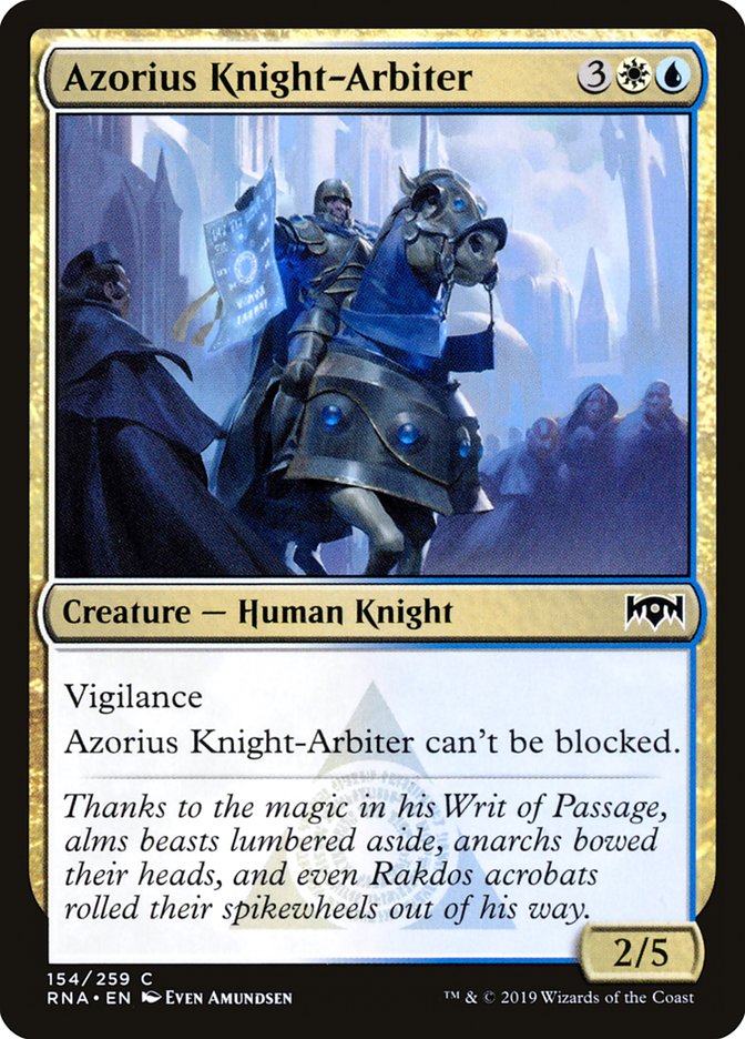 Azorius Knight-Arbiter [Ravnica Allegiance] | Boutique FDB TCG