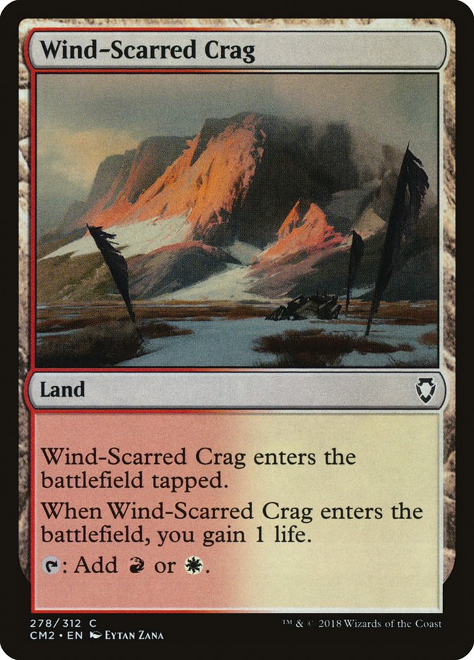 Wind-Scarred Crag [Commander Anthology Volume II] | Boutique FDB TCG