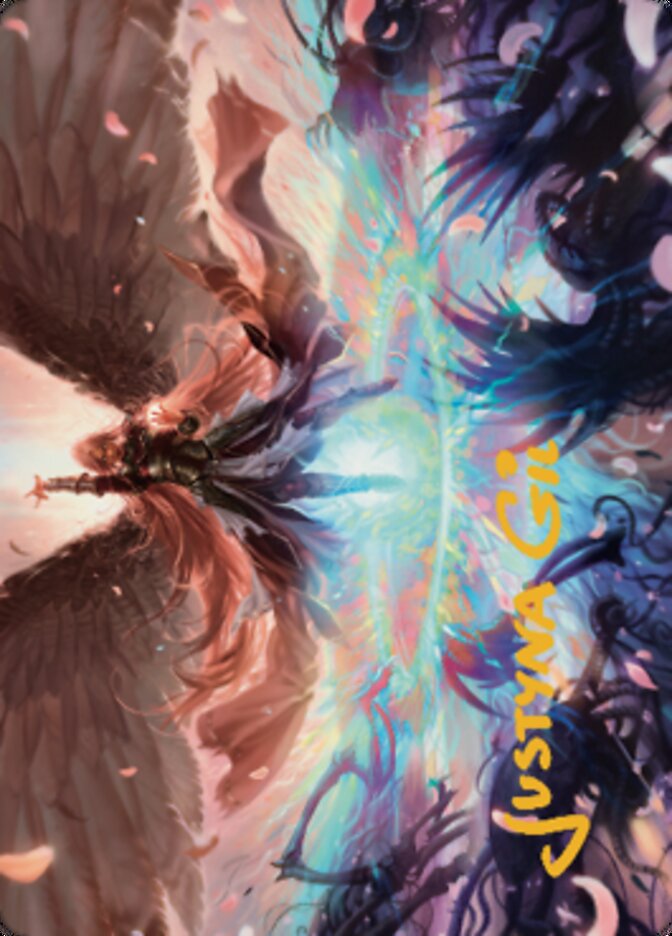 Iridian Maelstrom Art Card (Gold-Stamped Signature) [Dominaria United Art Series] | Boutique FDB TCG