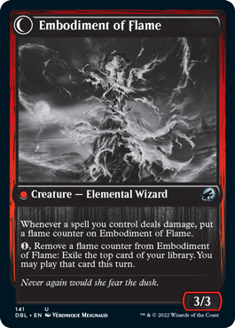 Flame Channeler // Embodiment of Flame [Innistrad: Double Feature] | Boutique FDB TCG