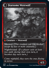 Fearful Villager // Fearsome Werewolf [Innistrad: Double Feature] | Boutique FDB TCG