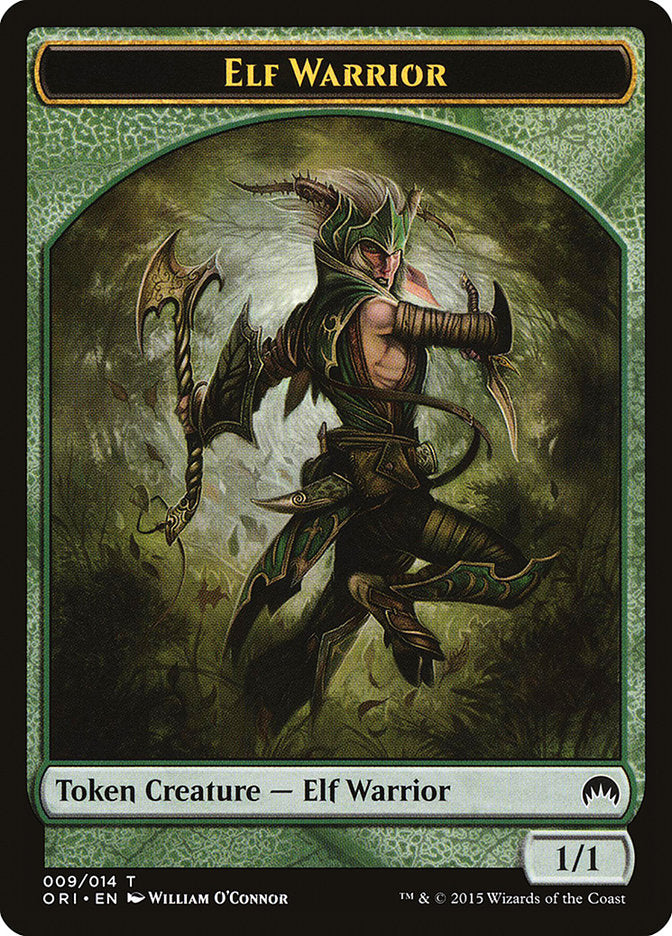 Elf Warrior Token [Magic Origins Tokens] | Boutique FDB TCG