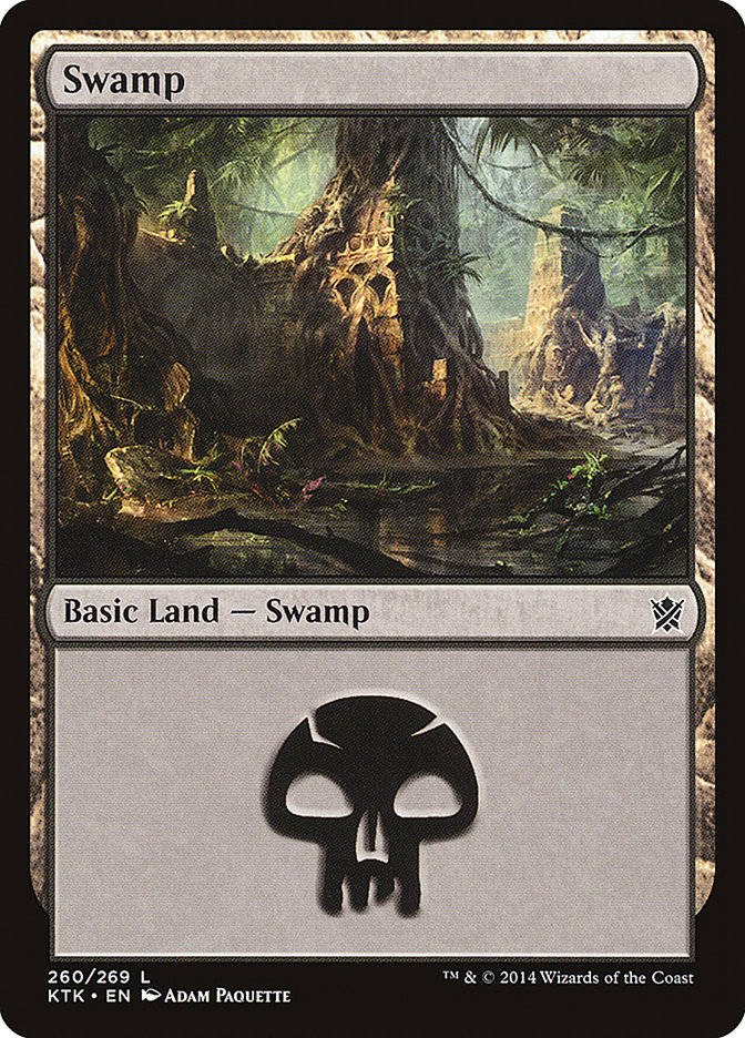 Swamp (260) [Khans of Tarkir] | Boutique FDB TCG