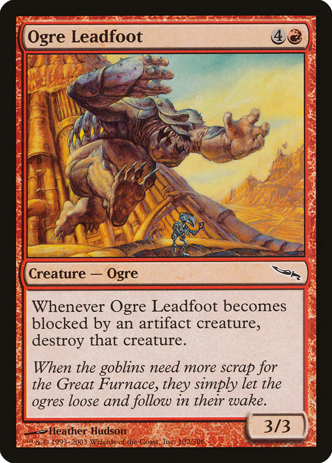 Ogre Leadfoot [Mirrodin] | Boutique FDB TCG