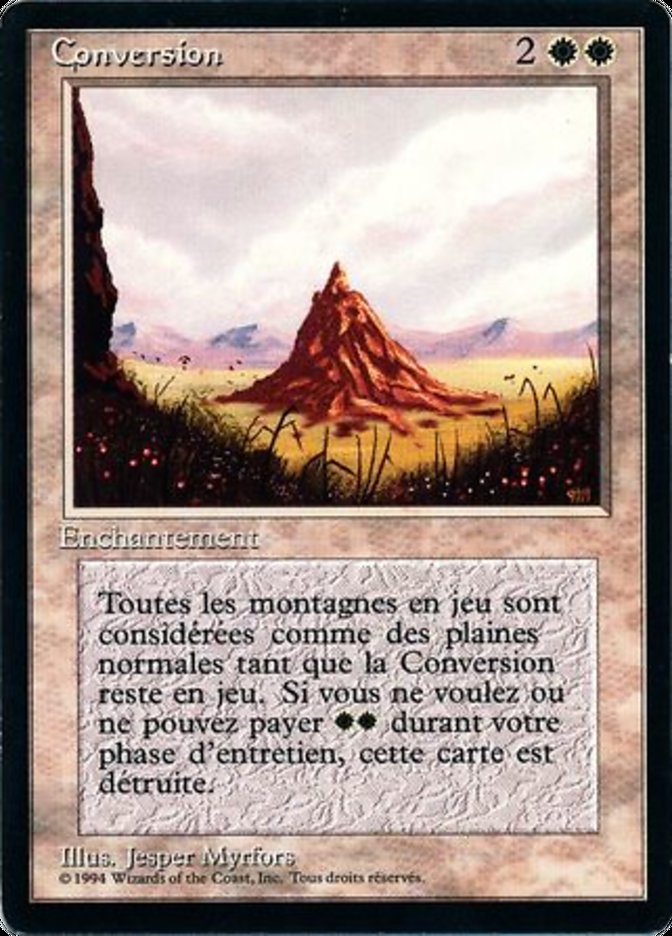 Conversion [Foreign Black Border] | Boutique FDB TCG