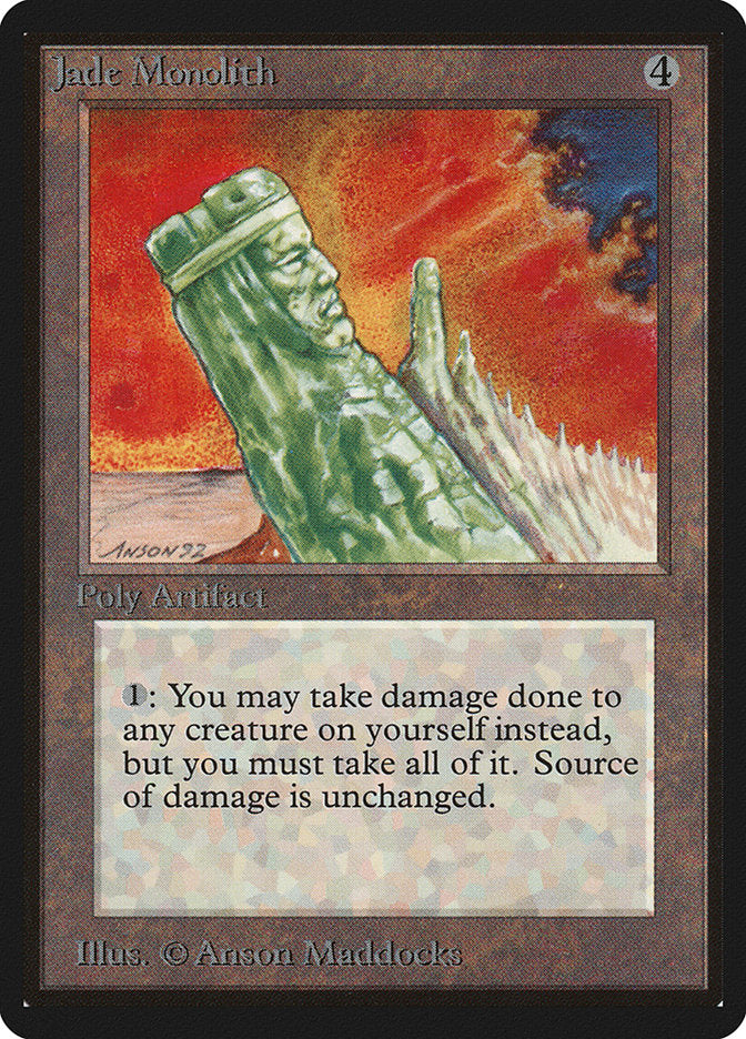 Jade Monolith [Beta Edition] | Boutique FDB TCG