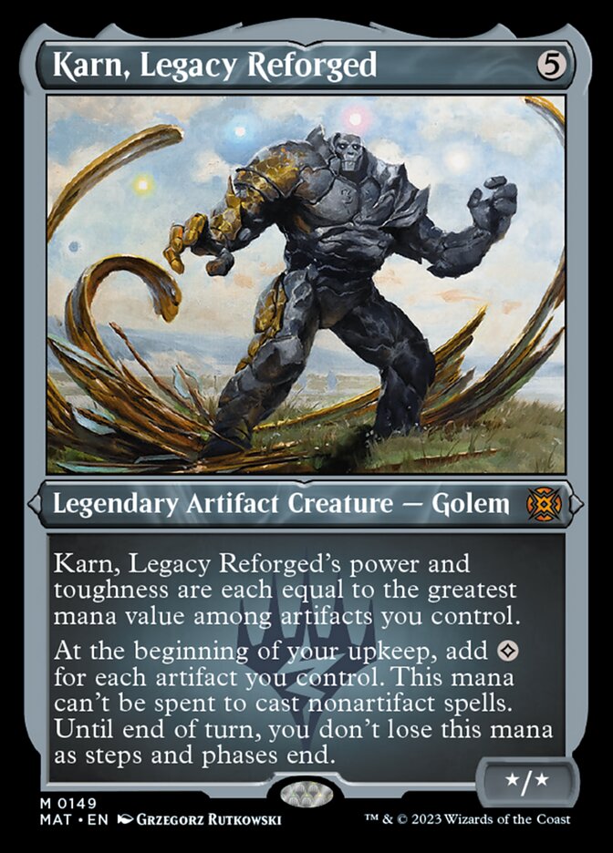 Karn, Legacy Reforged (Foil Etched) [March of the Machine: The Aftermath] | Boutique FDB TCG