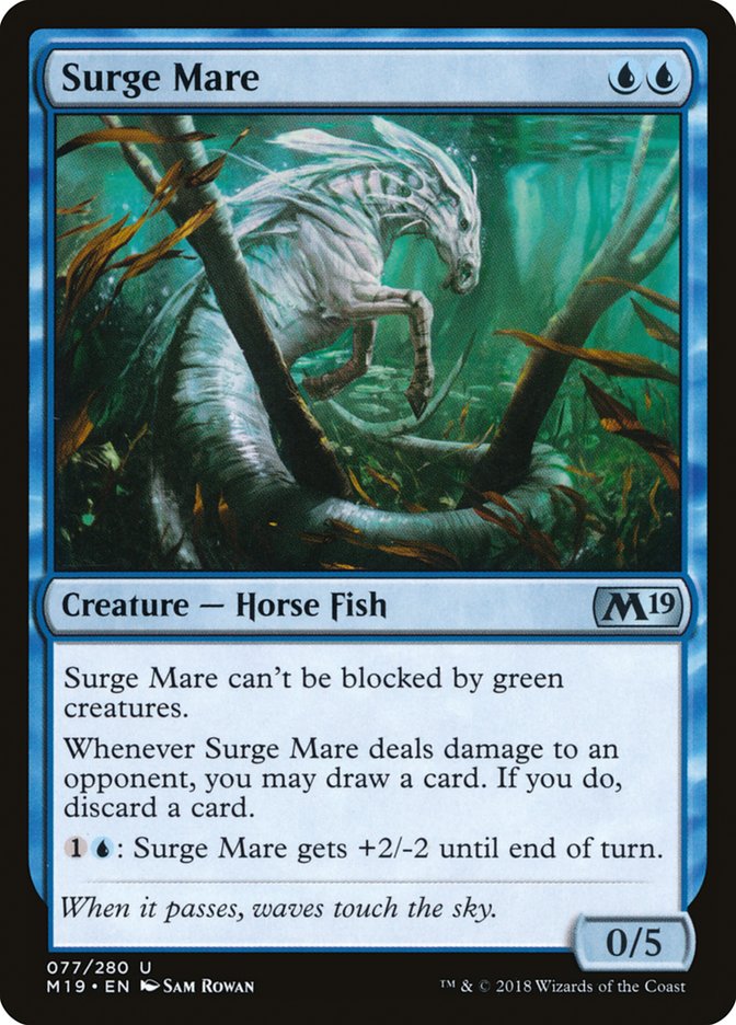 Surge Mare [Core Set 2019] | Boutique FDB TCG