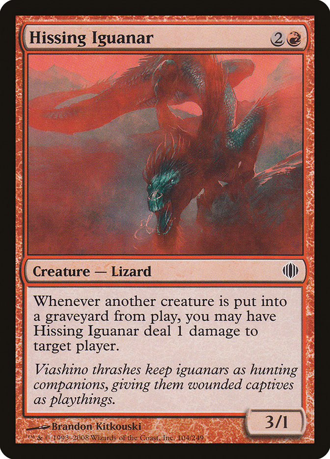 Hissing Iguanar [Shards of Alara] | Boutique FDB TCG