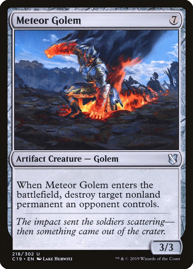 Meteor Golem [Commander 2019] | Boutique FDB TCG